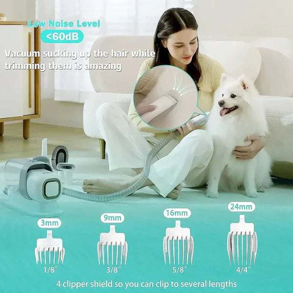 Pet Grooming Vacuum Kit