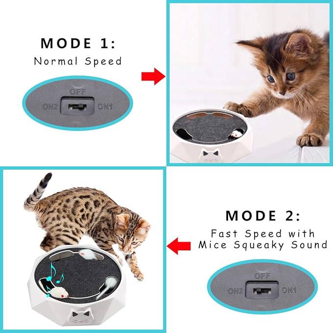 Interactive Mouse Toy for Cats