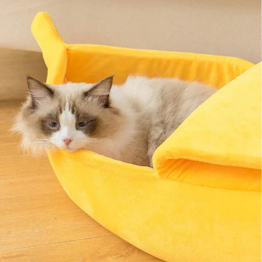 Banana Cat/Dog Bed House